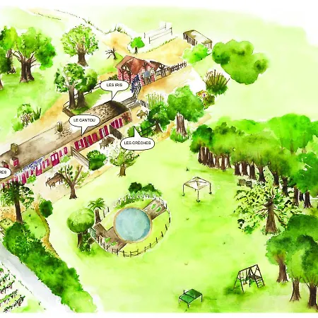 Du Vert & Du Bon Air - Linge Maison Inclus - Parking Prive Gratuit - Centre Ville Bergerac 10Mn - Domaine Bellevue Cottage En Perigord Lembras Exterior photo