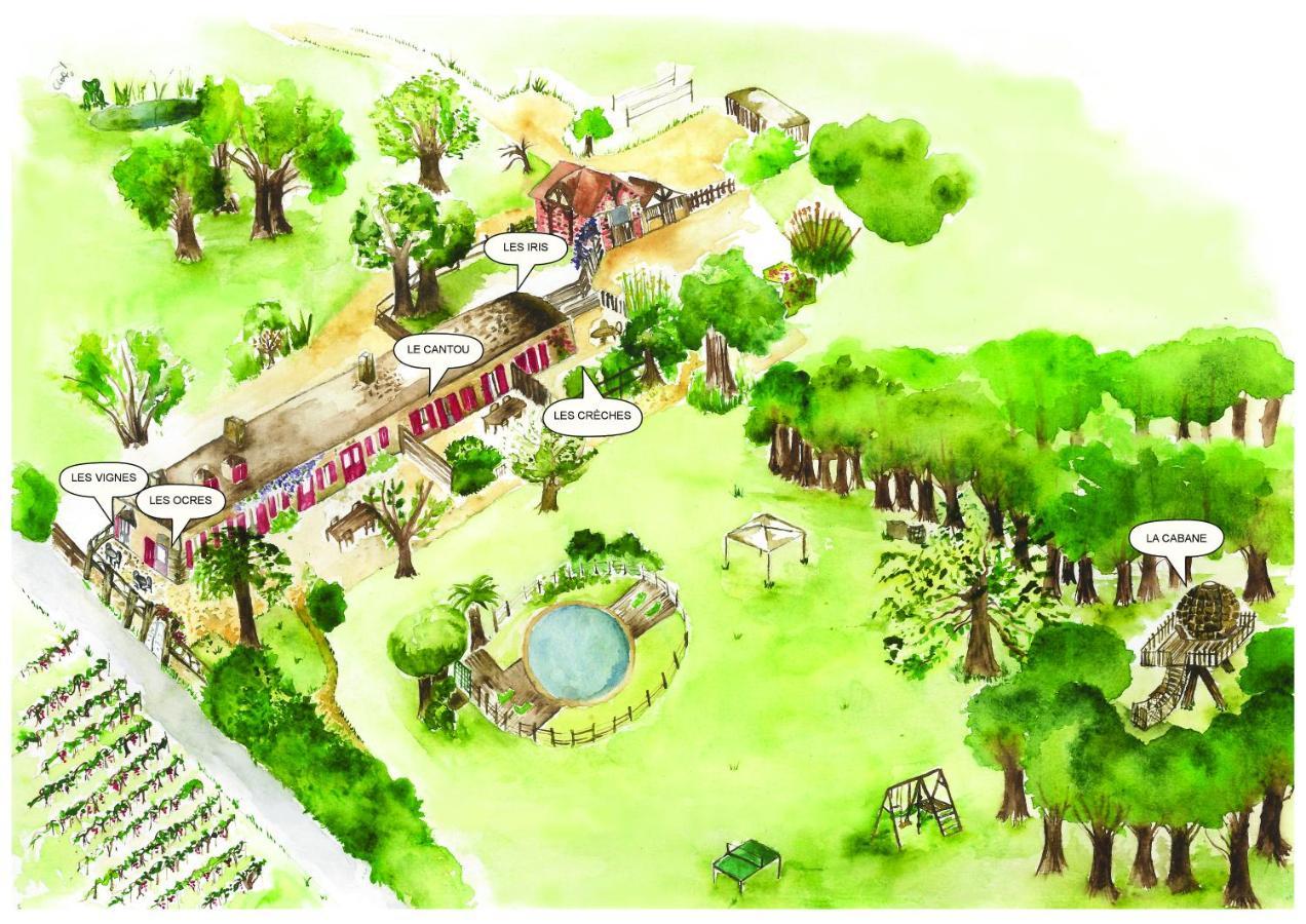 Apartment Du Vert & Du Bon Air - Linge Maison Inclus - Parking Prive Gratuit - Centre Ville Bergerac 10Mn - Domaine Bellevue Cottage En Perigord *